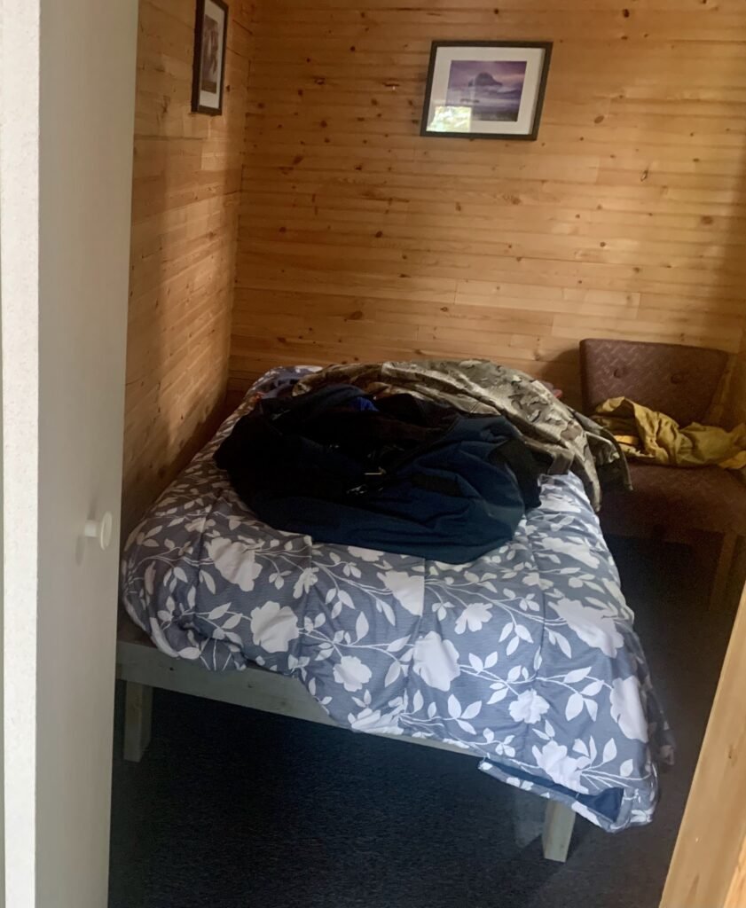 Northern Echo Lodge bed Retreat and Rest Saskatchewan